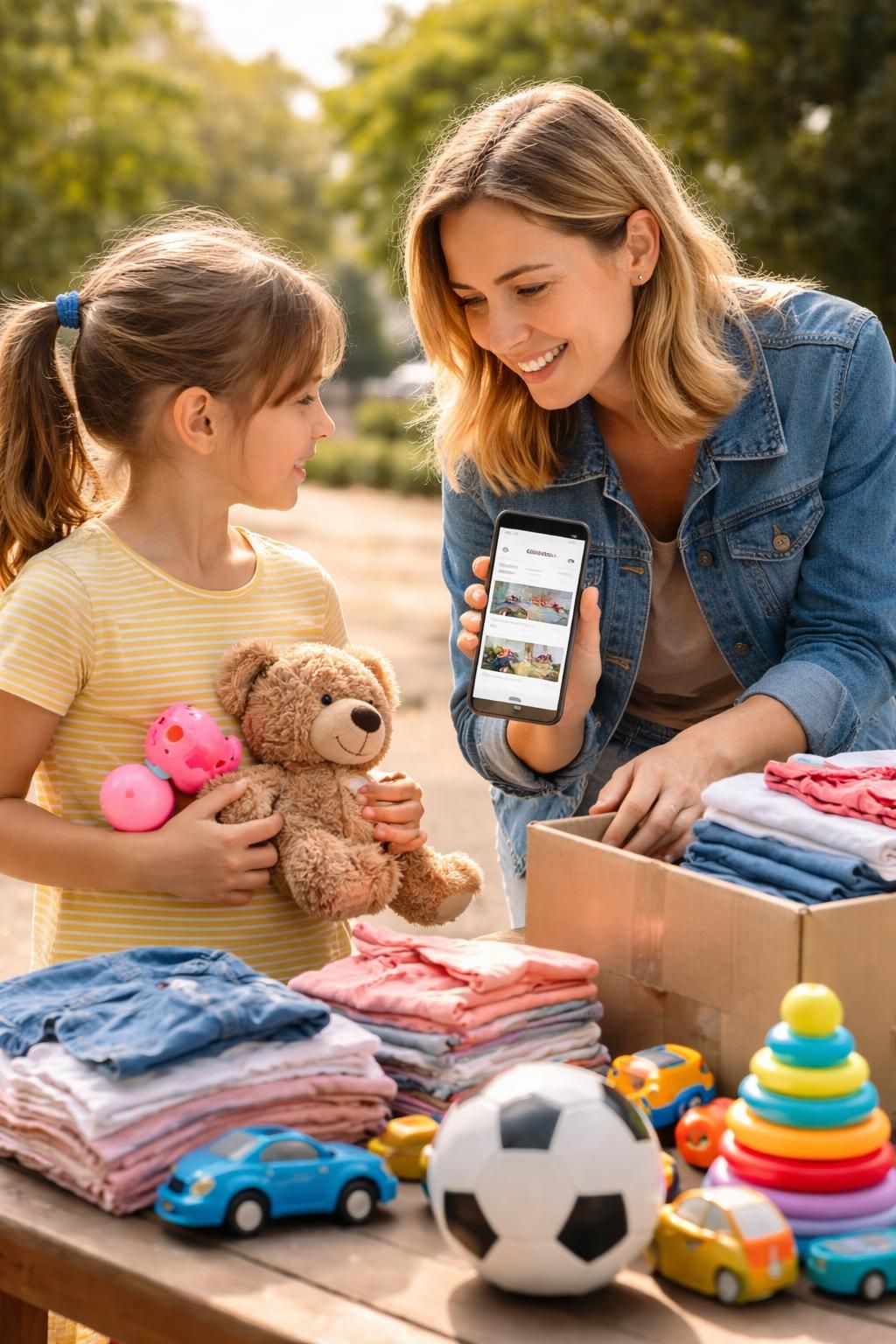 publiez et échangez facilement des vêtements et jouets entre mamans sur leboncoin. simplifiez le partage et faites des économies en toute sécurité.